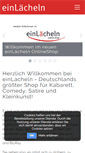 Mobile Screenshot of einlaecheln.com